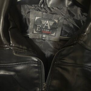 Emporio collezione 100% leather jacket. Brand new never worn.